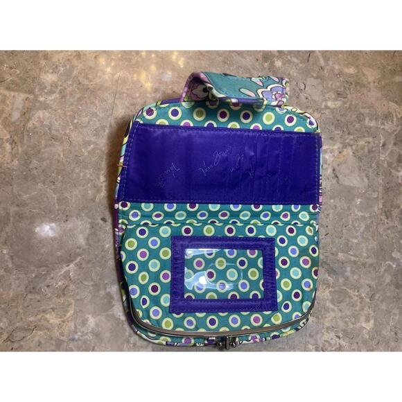 Vera Bradley Wallet Clutch women's  double KISSLOCK COIN PURSE FLORAL - Picture 4 of 9